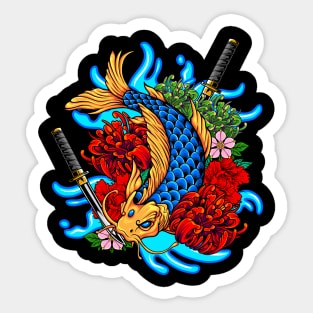 Japanese Koi Fish 1.1 Sticker